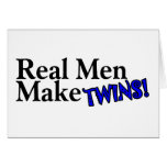 Les vrais hommes font des jumeaux (b) cartes