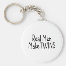 Les vrais hommes font des jumeaux porte-clefs