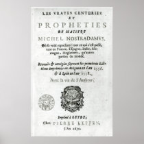 'Les Vrayes Centuries et Propheties Poster