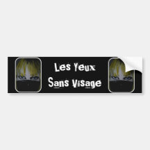 'Les Yeux Sans Visage' Bumper Sticker