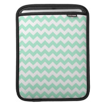 Les zigzags verts en bon état zigzaguent motif de  poches pour iPad