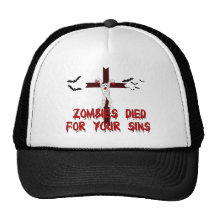 Les zombis sont morts pour vos péchés casquettes