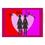 Lesbian "Be my Valentine"-Cards & Gifts