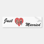 Lesbian Bride & Groom Bumper Stickers