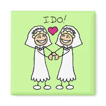 Lesbian Brides Magnet