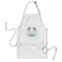 Lesbian Brides Wedding Aprons