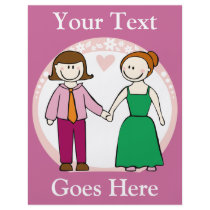 Lesbian Couple Custom Flyer