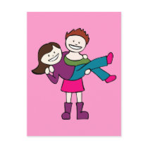 Lesbian Couple Postcards
