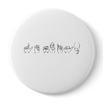 Lesbian in Sign Language Pinback Buttons
