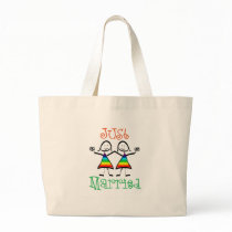 Lesbian Just Married Bags