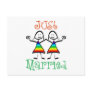 Lesbian Just Married Post Card