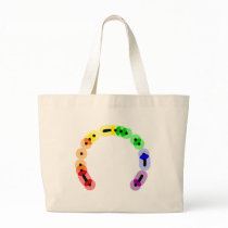 Lesbian Morse Code Arc Bag bags