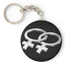 Lesbian symbol key chains