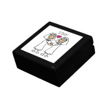 Lesbian Wedding Bridal Gift Box