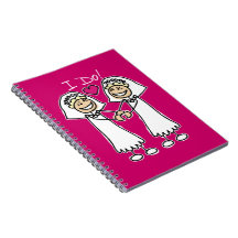 Lesbian Wedding Bridal Note Books
