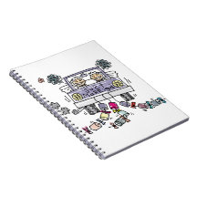 Lesbian Wedding Brides Note Books