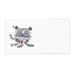 Lesbian Wedding Brides Shipping Labels
