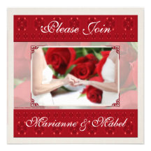Lesbian Wedding / Civil Union Custom Invitation