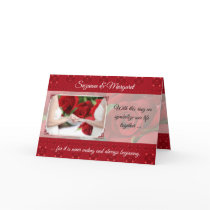 Lesbian Wedding Congratulations Personalized Card