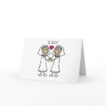 Lesbian Wedding Day Card
