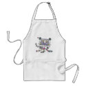 Lesbian Wedding Just Married aprons