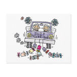 Lesbian Wedding Just Married Postcard