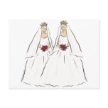 Lesbian Wedding Post Card