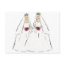 Lesbian Wedding Post Card