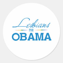 Lesbiennes pour Obama Adhésif