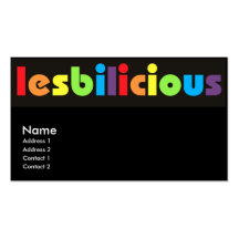 Lesbilicious Business Cards