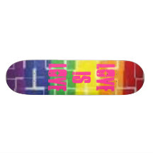 Lesbo Board, Love is Love, Love is Love Skate Deck