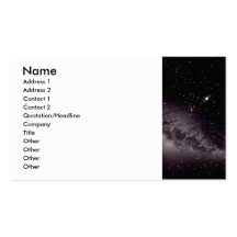 L'espace de manière laiteuse cartes de visite professionnelles