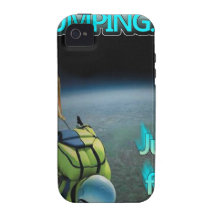 L'espace sautant - sauter bas est pour la poule mo coque iPhone 4/4S