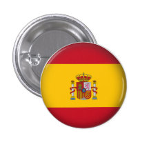 L'Espagne ronde Badges Avec Agrafe