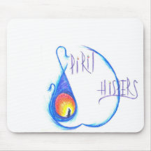 L'esprit chuchote Mousepad Tapis De Souris