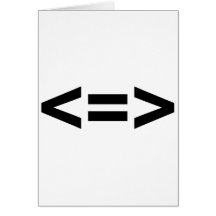 Less is More Card