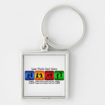 Less Work And More Boxing Key Chain