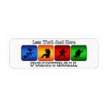 Less Work And More Paintball Return Address Label
