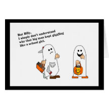 Lessons in Halloweening Greeting Card
