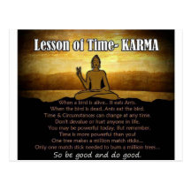 Lessons of Time_Karma Post Card