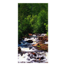 Lester River Waterfalls Customized Photo Card