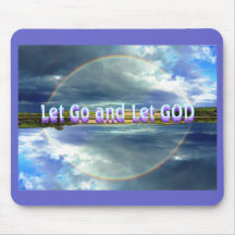 Let Go and Let GOD mousepad