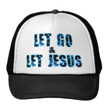 Let go and let Jesus Christian design Hats