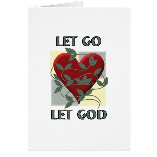 Let Go Let God Card