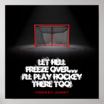 LET HELL FREEZE OVER POSTER