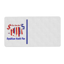 LET HIM DIE! PERSONALIZED SHIPPING LABELS