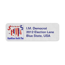 LET HIM DIE! RETURN ADDRESS LABELS