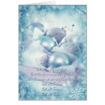 Let it snow blue Card