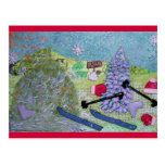 Let it Snow Collage Post Card