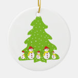 Let it snow custom Christmas ornament